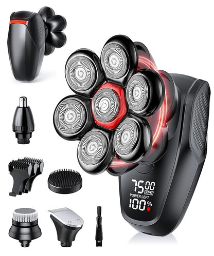 MALEGEBAZ Head Shaver for Bald Men：IPX8 Waterproof 7D Magnetic Electric Head by Unknown