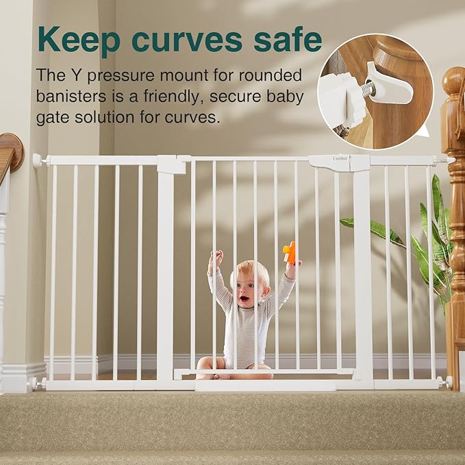 Cumbor 29.7-54.2" Wide Baby Gate - Image 3