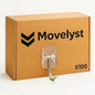 100 Small Hooks+120 Removable Strips, Damage-Free Utility Hooks, Heavy Duty by MOVELYST