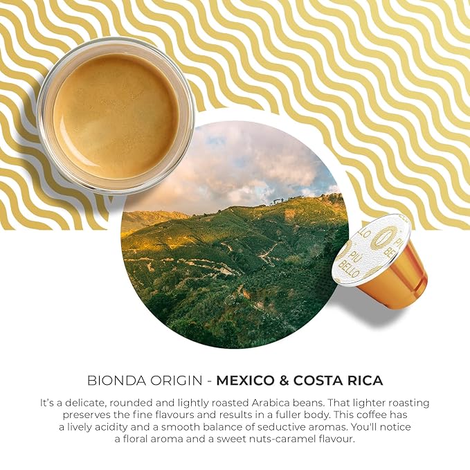 Piu Bello Bionda Espresso Coffee Pods - Image 5