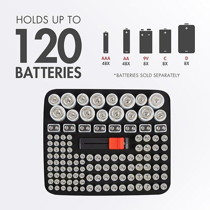 Tenergy Large Battery Organizer Storage Case - Image 2