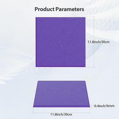 Amantech 12 Pack Acoustic Panels Self Adhesive Sound Proof Foam, High Density - Image 6