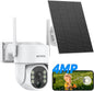 ANNKE 4MP Solar Security Cameras Outdoor Wireless, 9000mA Battery by ANNKE