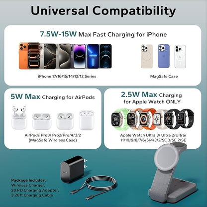 Eazpower 3 in 1 Foldable Wireless Charging Station - Image 5