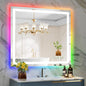 YEELAIT 40x36 Inch RGB LED Bathroom Mirror Front Light and RGB Backlit Lighted by YEELAIT
