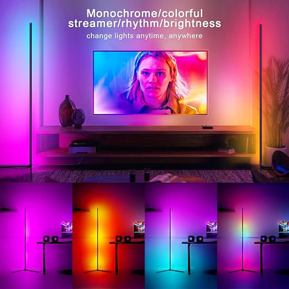 Tyute Corner Floor Lamp 2 Pack, LED Lamps - Image 2