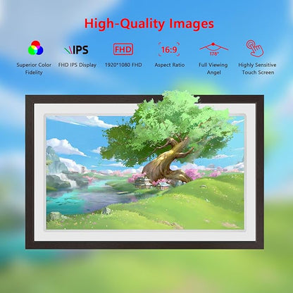 FRAMEO 21.5 inch Large Digital Photo Frame Touch Screen 32GB WiFi Smart Picture - Image 3