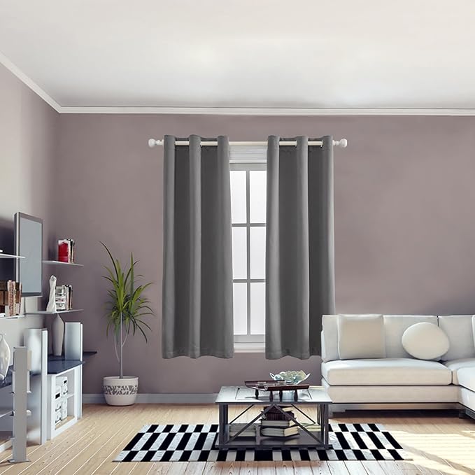 Anytime 100% Blackout Curtain 2 Panels Set, Thermal Insulated Window Drapes - Image 5