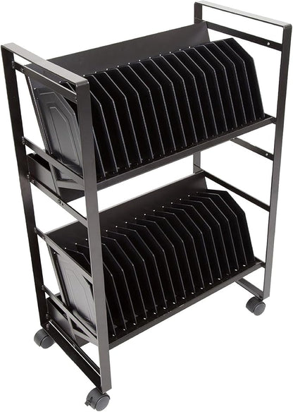 Line Leader 32-Device Mobile Charging Station | Steel Rolling Cart by StandSteady