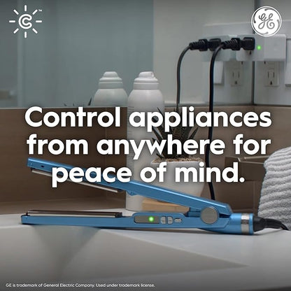 GE Cync Smart Indoor Plug, Smart Outlet Control, WiFi Outlet Plug, Matter - Image 3