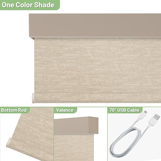Motorized Blinds with Remote, Automatic Shades Work with Alexa/Google/Apple Home - Image 4