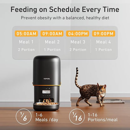 2025 Upgraded Automatic Cat Feeder - 4L Timed Auto Pet Feeder - Image 3