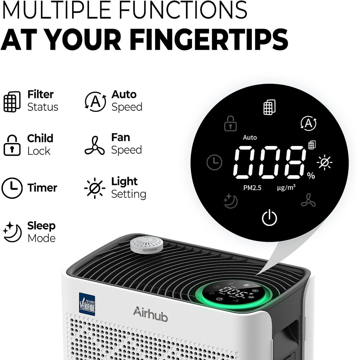 air purifiers for home bedroom large room up, view 9