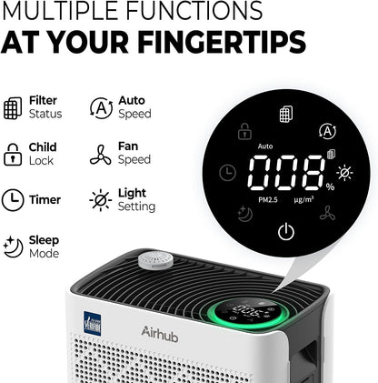 air purifiers for home bedroom large room up, view 9