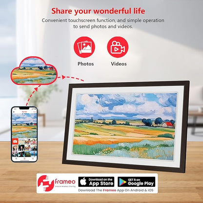 FRAMEO 21.5 inch Large Digital Photo Frame Touch Screen 32GB WiFi Smart Picture - Image 5