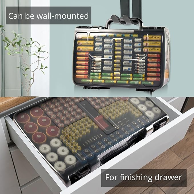 Battery Organizer Storage Holder Box Case - Image 8