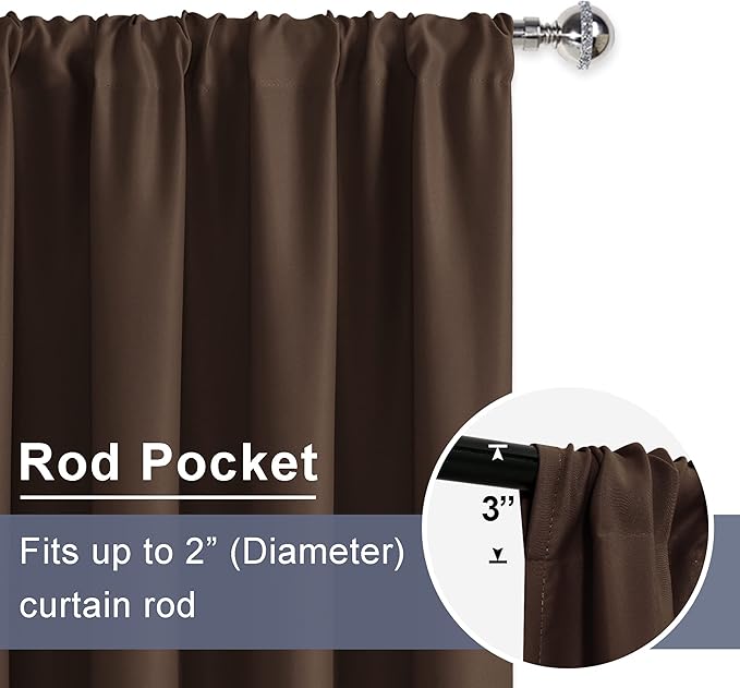 JIUZHEN Blackout Curtains for Bedroom - Image 6