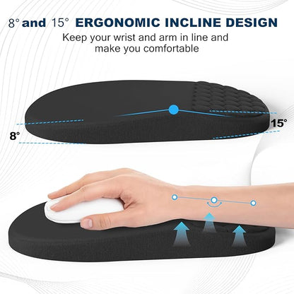 Ergonomic Mouse Pad and Keyboard Wrist Rest - Image 3