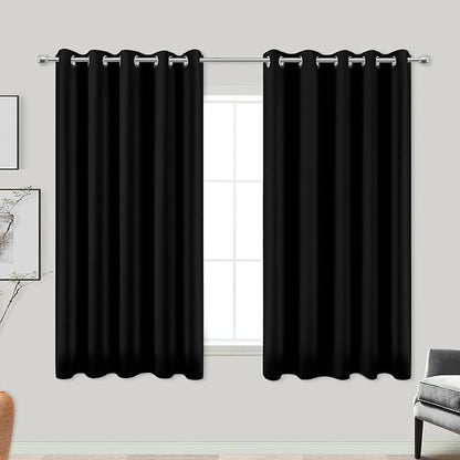 KOUFALL Halloween Curtains for Kitchen Bathroom, Short Sleep Out Blackout by KOUFALL