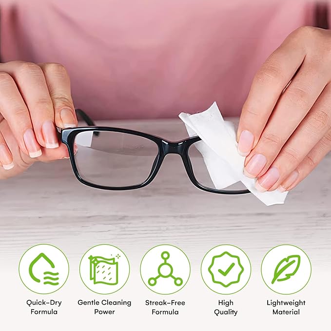 Care Touch Lens Wipes for Eyeglasses- 400 Count Individually Wrapped Pre- - Image 5