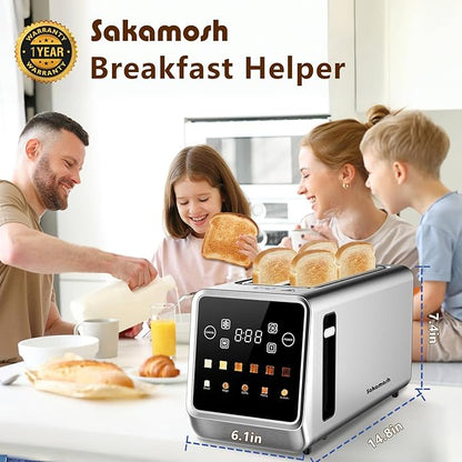Smart Toaster 4 Slice, Touch Screen, Digital Toasters - Image 9