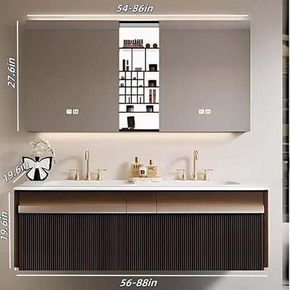 Bathroom Vanity with Double Sink - Image 2