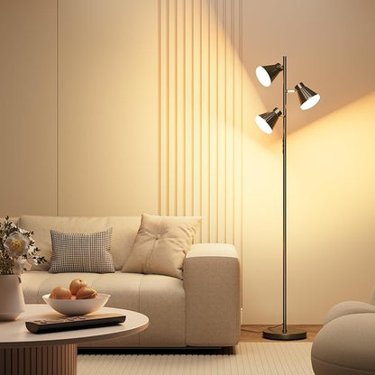 SIBRILLE 36W LED Tree Floor Lamp, Dimmable Tall Standing Lamp by SIBRILLE