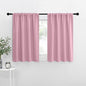 NICETOWN RV Blackout Curtains for Camper Windows, Rouge Pink, Kitchen Curtains by NICETOWN