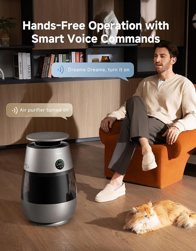 ‌Dreame Pet Air Purifier, Cleans 5, 386 ft² in One Hour, 346 ft² - Image 8