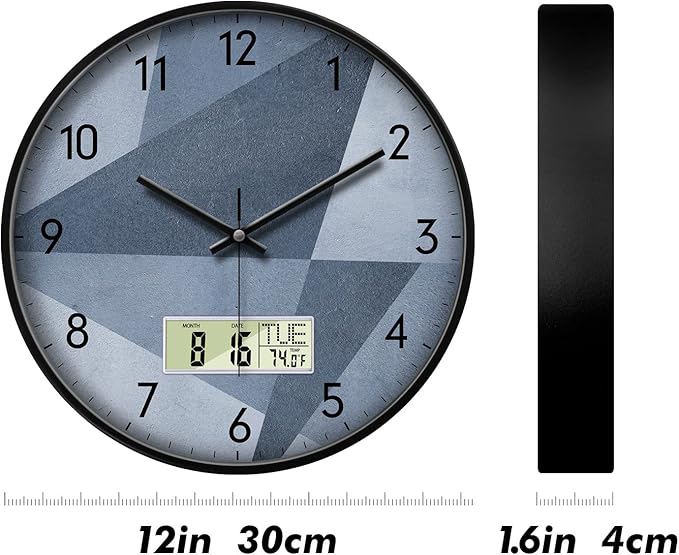 SCAOGE Industrial Wall Clock - Image 3