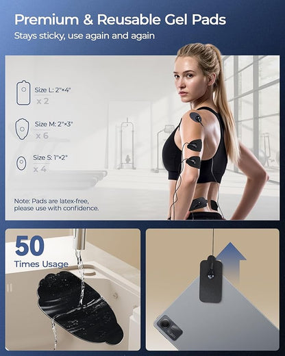 KingPavonini 3-in-1 TENS Unit Muscle Stimulator - Image 6