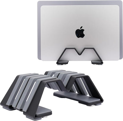Adjustable Dual Vertical Laptop Stand - Image 3