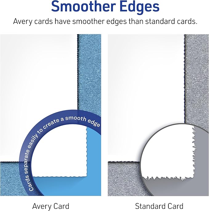 Avery Printable Tent Cards, 3.5" x 11", 50 Blank Place Cards - Image 6