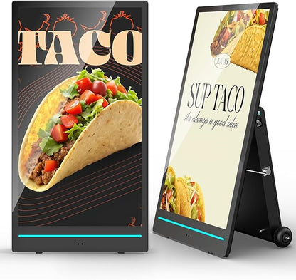 55-inch Rechargeable Portable FHD Outdoor Digital Signage Displays, IP65 by SIOXCFZ