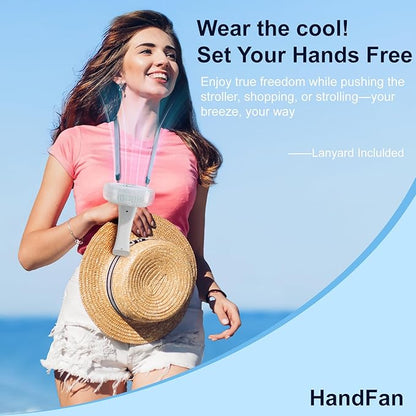 HandFan Upgraded Portable Misting Fan, Handheld Spray Water Mister Fan - Image 7