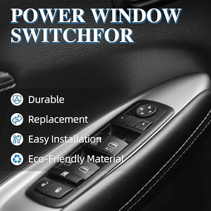 WUANGKI Power Window Master Control Switch | Front Driver Side | 9+3 Pins | - Image 8