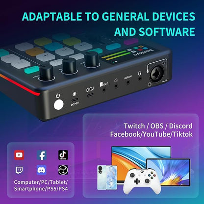 Bonkyo Gaming Audio Mixer & USB Interface - Image 6