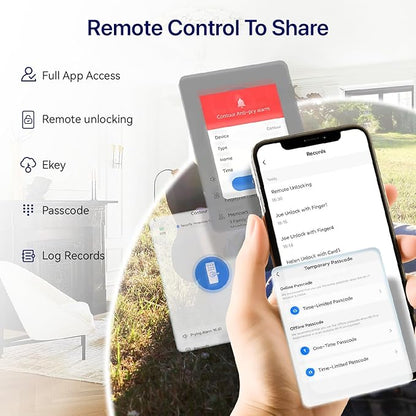 Smart Lock Ring Doorbell Fingerprint Deadbolt - Image 4