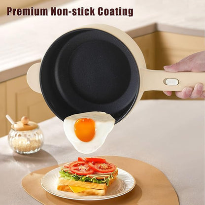 Dezin Electric Cooker, 2L Non-Stick Sauté Pan, Rapid Noodles Cooker, Mini Pot - Image 5