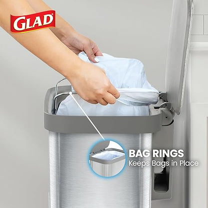 Glad Stainless Steel Step Trash Can, Series 2 - Image 6