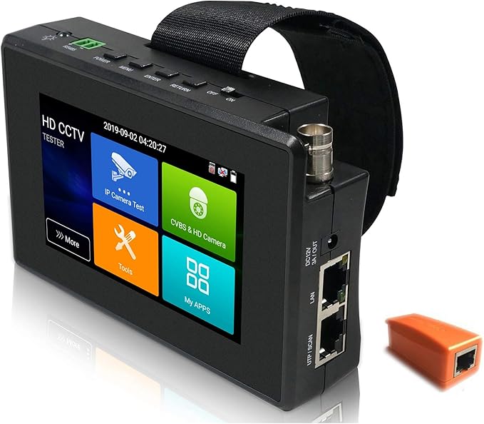 EVERSECU 5 in 1 CCTV Tester Support Up to 4K IP Camera & 720P/1080P/3mp/4mp/5 by EVERSECU