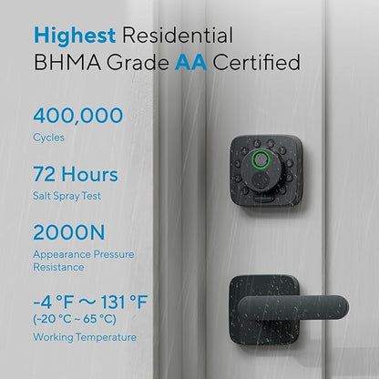 ULTRALOQ Bolt Smart Lock, Built-in Wi-Fi, Matter Over Thread, Works - Image 8