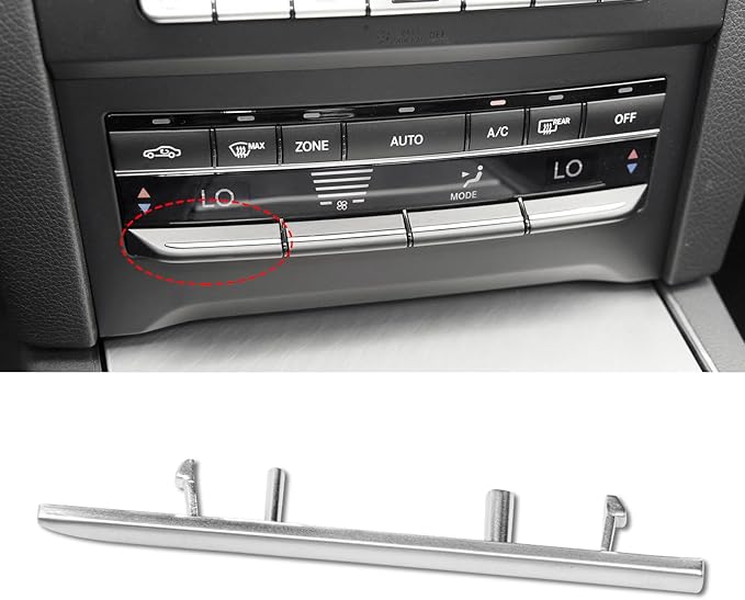 Jaronx Compatible with Mercedes Benz AC Button Trim E Class W212, Temperature by Jaronx