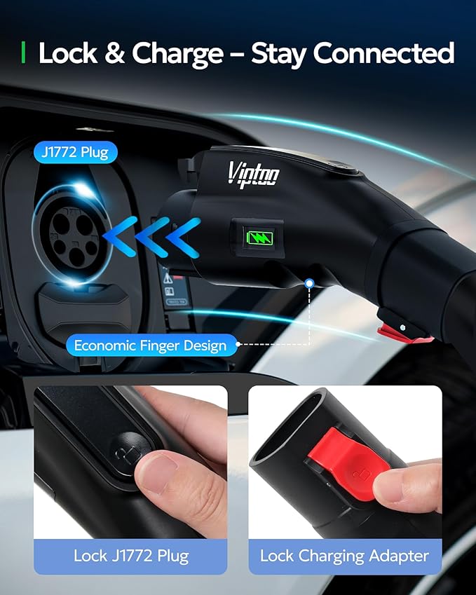 VIPTOO Adapter for Tesla to J1772 Adapter, Compact - Image 5