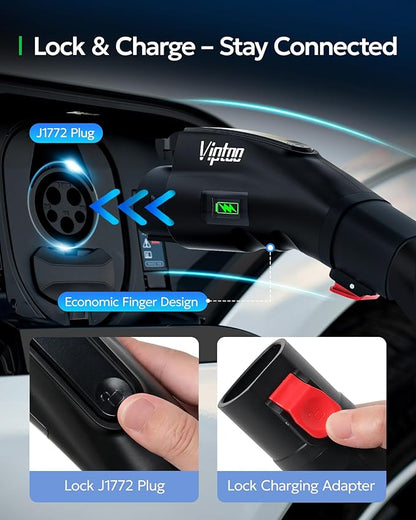VIPTOO Adapter for Tesla to J1772 Adapter, Compact - Image 5