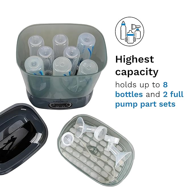 Baby Brezza Bottle Sterilizer and Dryer Advanced – 33% Faster - Image 3