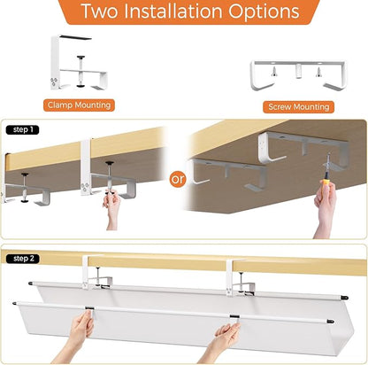 Under Desk Cable Management Tray - Image 7