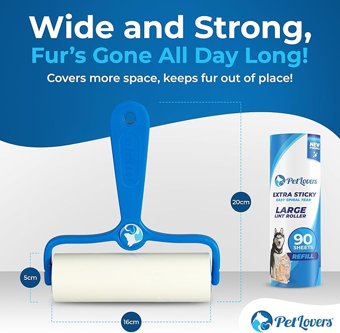 PetLovers 6.3" Large Lint Roller - Image 7