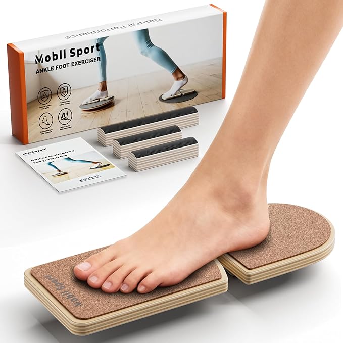 Ankle Balance Board Foot Strengthener Trainer, Single Leg Balance Board & Ankle by mobllsport