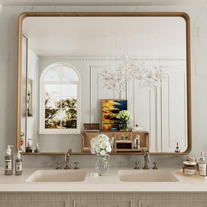 LOAAO 48X40 Inch Bathroom Mirror - Image 8